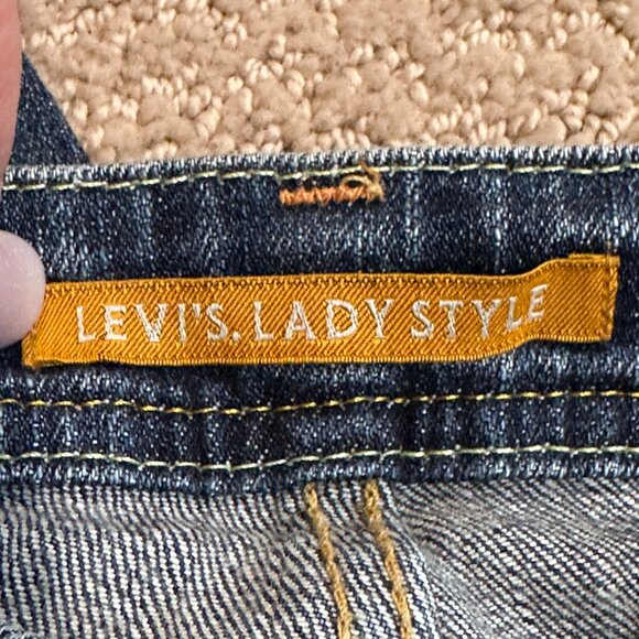 Levi's Jeans Lady Style Slender Boot Cut Western Vintage Boho Sz 29 #TA526 - Picture 4 of 16